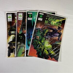 THE GREEN HORNET LOT of 4 COMIC BOOKS 1992 JAN 1,FEB 2,MAR 3,APR4 NOW COMICS NEW